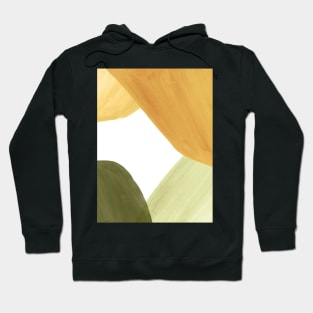 Autumn tone abstract shapes Hoodie